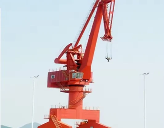 портальных кранов с шарнирно - сочлененной стрелой