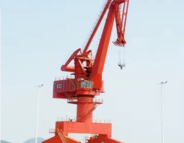 портальных кранов с шарнирно - сочлененной стрелой