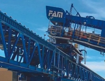 Металлоконструкции береговой судопогрузочной машины для погрузки калийных удобрений